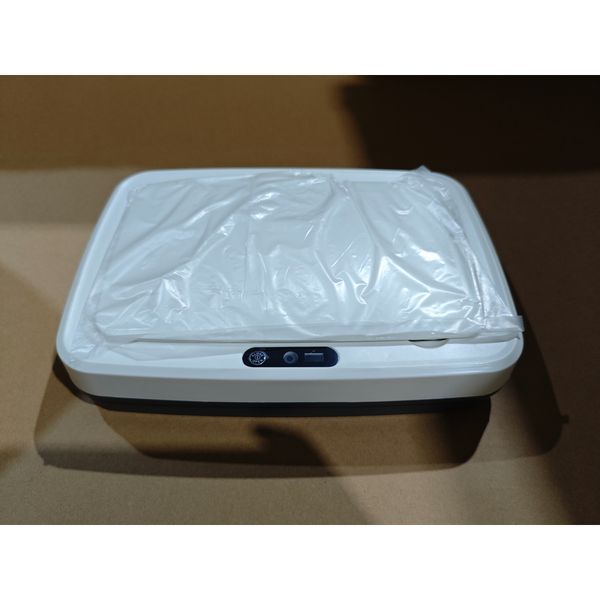 Мусорное ведро сенсорное прямоугольное Mixxus WAVE-TC0110 White 10 л цвет белый (MI7073) MI7073 фото