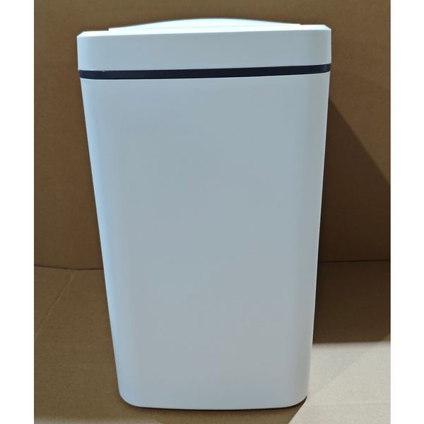 Мусорное ведро сенсорное прямоугольное Mixxus WAVE-TC0110 White 10 л цвет белый (MI7073) MI7073 фото