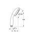 Ручний душ, 2 режими струменю Grohe New Tempesta Classic (26161001) 26161001 фото 2