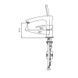 Смеситель на борт ванны Koer KB-43007-05 на 3 отверстия (Цвет черный) (KR3453) KR3453 фото 2
