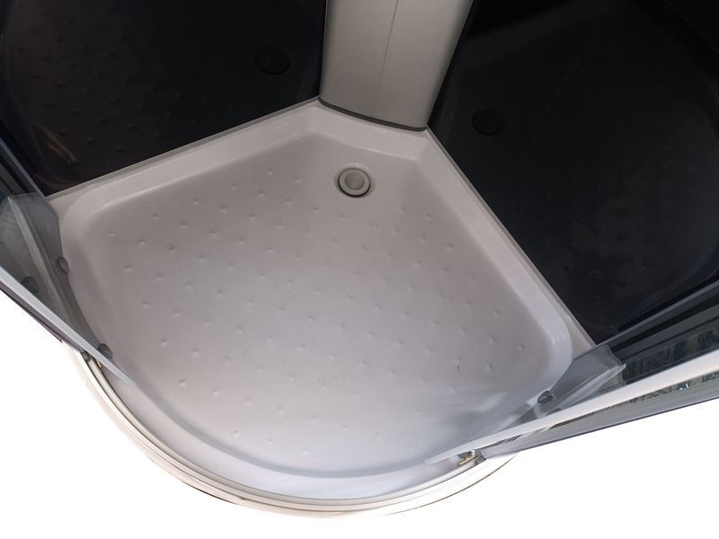 Бокс душевой без гидромассажа Mixxus STRONG SB02-90x90x215-GR SATIN с низким поддоном (MI6887) MI6887 фото