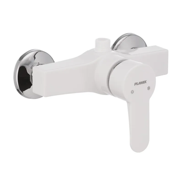 Змішувач для душа Plamix Mario-003 White (без шланга і лійки) (PM0011) PM0011 фото