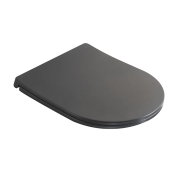 Сидение-крышка для унитаза Mixxus Premium SEAT COVER ELLIPSE-2005 GRAY 445х360х37mm дюропласт (MP6685) MP6685 фото