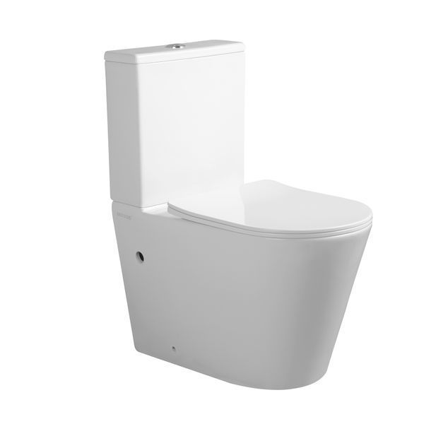 Чаша унітазу-компакту Mixxus Bevel-0404-T3 Bowl 660х360х800 Tornado 3.0 без сидіння (MI8351) MI8351 фото