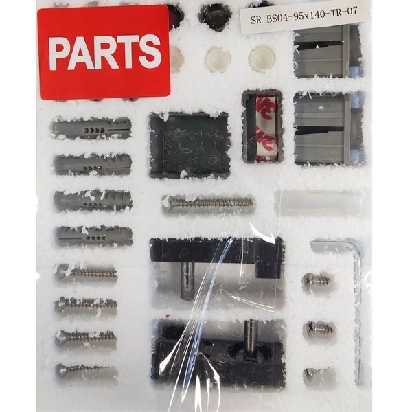 Шторки скляні на ванну Koer SR BS04-95x140-TR-07 прозоре скло 6мм, графіт (KR5404) KR5404 фото