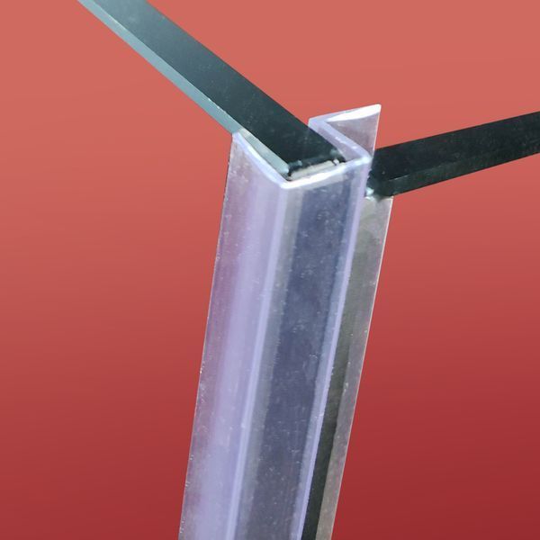 Бічна стінка до кабіни Koer SR SW04-90x200-TR-07 прозоре скло Easy Clean 10мм, графіт (KR5391) KR5391 фото