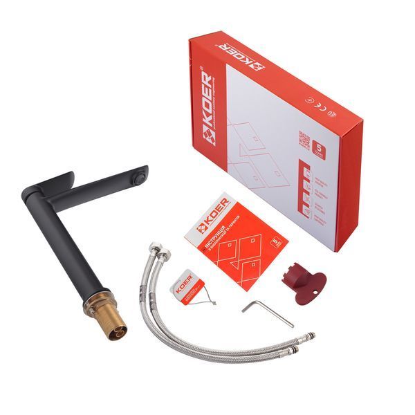 Змішувач для умивальника Koer KB-11028-05 високий (KR5294) KR5294 фото