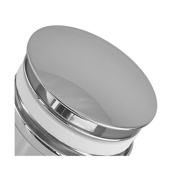 Донный клапан для раковины Zerix BV-03 1 1/4'' универсальный (с/без перл) СLICK-СLACK (Цвет хром) (ZX6019) ZX6019 фото