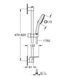 Набір для душу Grohe Tempesta Cube 110, 3 режими, з поличкою (27576003) 27576003 фото 4