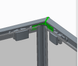 Душевая кабина без поддона Koer SR SC10-90x90x195-TR-12 прозрачное стекло Easy Clean 6мм, матовое золото (KR5943) KR5943 фото 29