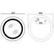Дзеркало Mixxus PLAIN MC02-80 з Led Touch, Anti-fog, димером, регулятором яскравості, годинником (MI6931) MI6931 фото 7
