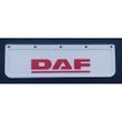 Брызговик белый Daf рельефная надпись перед (650х220) (Резина, Турция) 10047