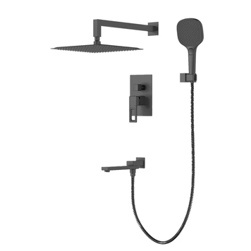 Душевая система встраиваемая KOER KB-66009-07 3 функции (Цвет графит) (KR5991) KR5991 фото