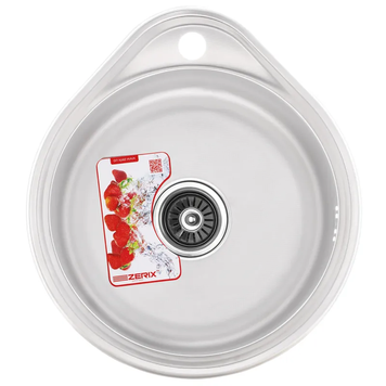 Мойка кухонная Zerix Z4843-06-160MD (micro decor) (ZS0567) ZS0567 фото