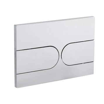 Панель смыва Koer KT-0604-01 240x160x10mm пластиковая, закругленная кнопка (KR5323) KR5323 фото