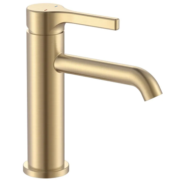 Смеситель для умывальника Zerix Rex-001-B Brushed Gold из нерж. стали (Цвет матовое золото) (ZX6116) ZX6116 фото