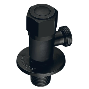 Кран для підключення сантехприладів Mixxus VAL-06-1/2x1/2 Black з нерж.ст.SUS304(чорн.) (MI6058) MI6058 фото