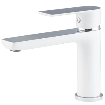 Смеситель для умывальника HAIBA ALEX 001 LONG WHITE-CHROME (HB9563) HB9563 фото