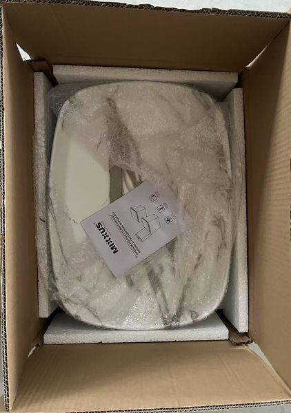Раковина накладна Mixxus Premium BEVEL-0102 MARBLE 495х370х135mm (MP6519) MP6519 фото