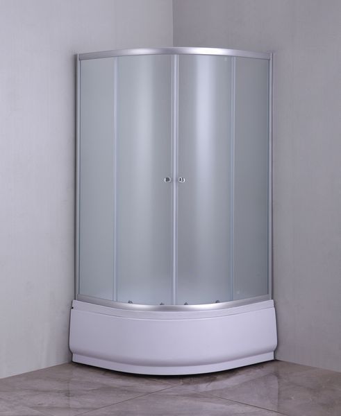 Душевая кабина с высоким поддоном Mixxus PLAIN SCT01-90x90x195-FB SATIN матовое стекло 4мм (MI6894) MI6894 фото