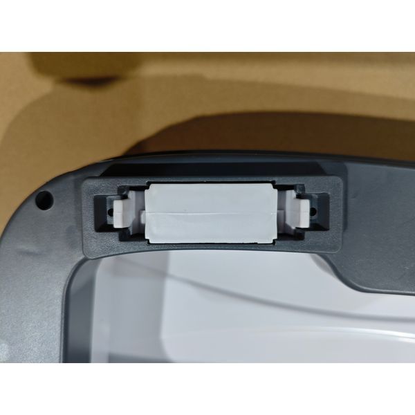 Відро для сміття сенсорне овальне Mixxus Flat-TC0109 White 9 л колір білий (MI7074) MI7074 фото