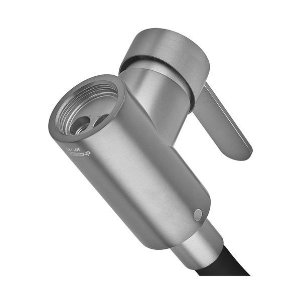 Смеситель для кухни с силиконовым изливом Champion EZA-011 Graphite REFL.Black из нерж.стали (излив черный) (MX9555) MX9555 фото