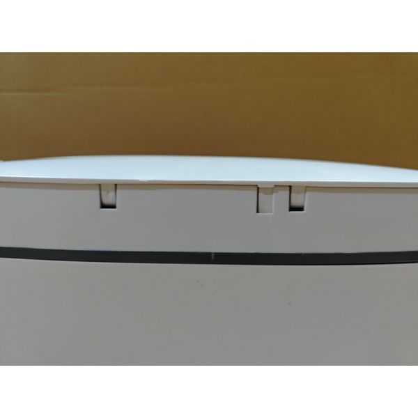 Відро для сміття сенсорне овальне Mixxus Flat-TC0109 White 9 л колір білий (MI7074) MI7074 фото