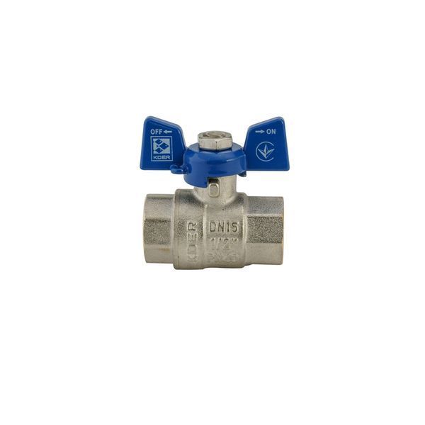 Кран кульовий Koer 1/2" ГГМ (KR.217.B) синій (KR2719) KR2719 фото