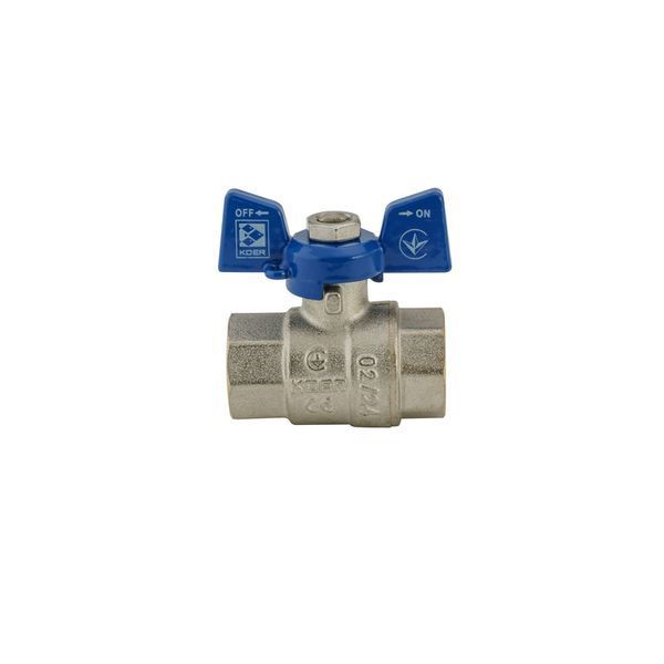 Кран кульовий Koer 1/2" ГГМ (KR.217.B) синій (KR2719) KR2719 фото