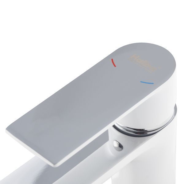 Смеситель для умывальника HAIBA ALEX 001 LONG WHITE-CHROME (HB9563) HB9563 фото
