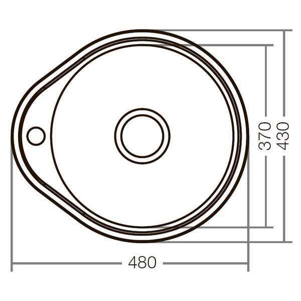 Мойка кухонная Zerix Z4843-08-180MD (micro decor) (ZS0568) ZS0568 фото