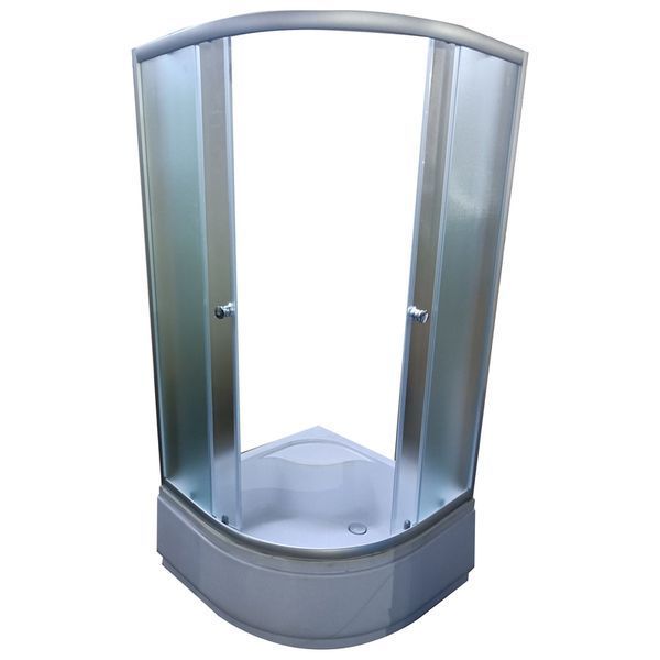 Душевая кабина с высоким поддоном Mixxus PLAIN SCT01-90x90x195-FB SATIN матовое стекло 4мм (MI6894) MI6894 фото