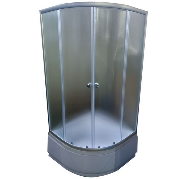 Душевая кабина с высоким поддоном Mixxus PLAIN SCT01-90x90x195-FB SATIN матовое стекло 4мм (MI6894) MI6894 фото