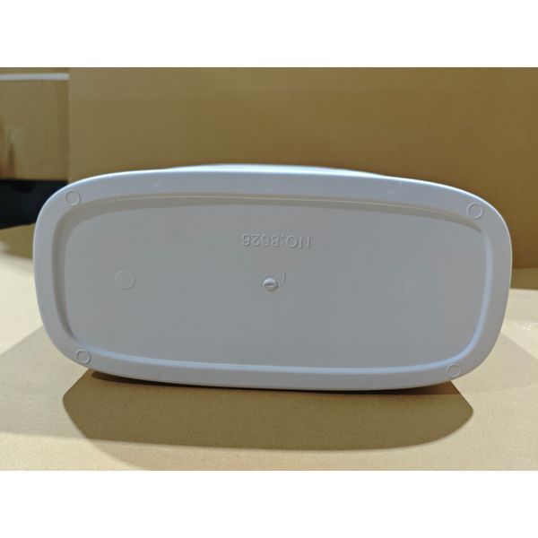 Відро для сміття сенсорне овальне Mixxus Flat-TC0109 White 9 л колір білий (MI7074) MI7074 фото
