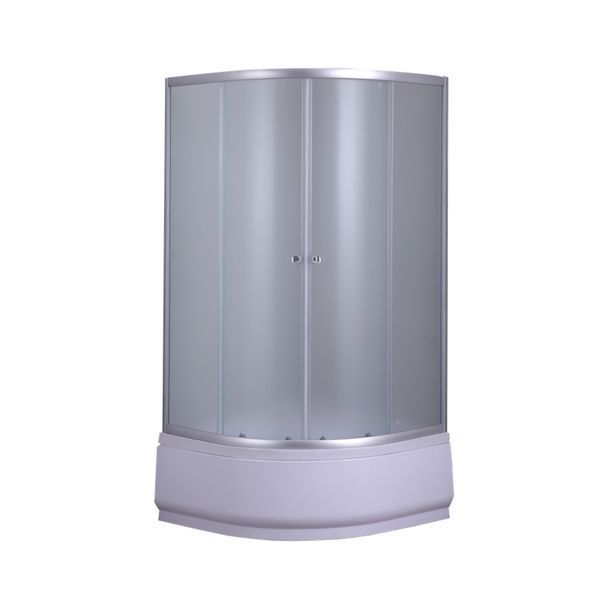 Душевая кабина с высоким поддоном Mixxus PLAIN SCT01-90x90x195-FB SATIN матовое стекло 4мм (MI6894) MI6894 фото