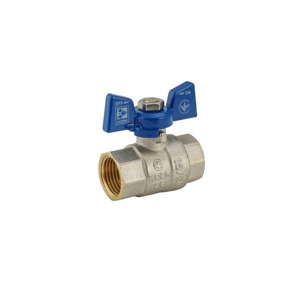 Кран кульовий Koer 1/2" ГГМ (KR.217.B) синій (KR2719) KR2719 фото
