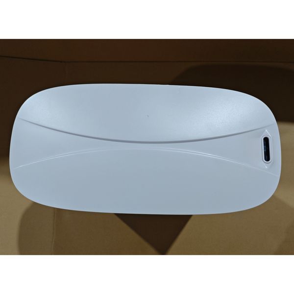 Відро для сміття сенсорне овальне Mixxus Flat-TC0109 White 9 л колір білий (MI7074) MI7074 фото