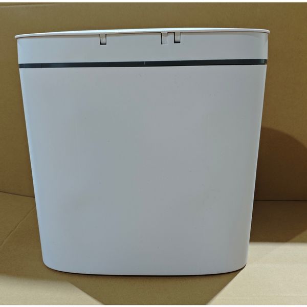 Відро для сміття сенсорне овальне Mixxus Flat-TC0109 White 9 л колір білий (MI7074) MI7074 фото