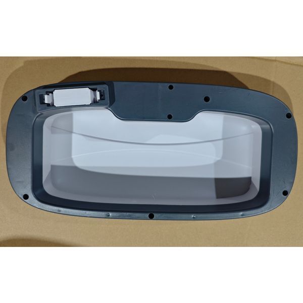 Відро для сміття сенсорне овальне Mixxus Flat-TC0109 White 9 л колір білий (MI7074) MI7074 фото