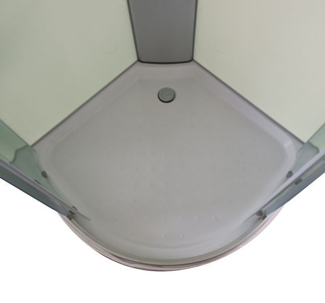 Бокс душовий з гідромасажем Mixxus STRONG SBH02-90x90x215-FB SATIN низький піддон (MI6890) MI6890 фото