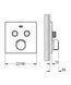 Смеситель скрытого монтажа на 2 потребителя Grohe SmartControl Mixer (29148000) 29148000 фото 3
