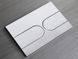 Панель змиву Koer KT-0604-01 240x160x10mm пластикова, кнопка закруглена (KR5323) KR5323 фото 5