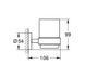 Стакан скляний з тримачем Grohe Essentials (1022562430) 1022562430 фото 2