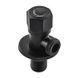 Кран для підключення сантехприладів Mixxus VAL-06-1/2x1/2 Black з нерж.ст.SUS304(чорн.) (MI6058) MI6058 фото 3
