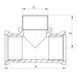 Трійник 1/2'' ВНВ Koer KF.T06FMF (KF0066) KF0066 фото 2