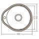 Мойка кухонная Zerix Z4843-08-180MD (micro decor) (ZS0568) ZS0568 фото 2