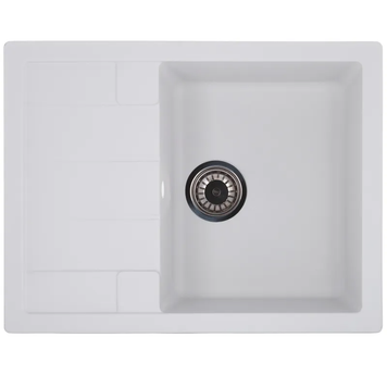 Мойка кухонная Zerix ZS-6550S-01 Белая (ZX4539) ZX4539 фото