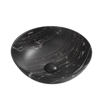 Раковина накладна Mixxus Premium ELLIPSE-0106 MARBLE 390х390х140mm (MP6533) MP6533 фото