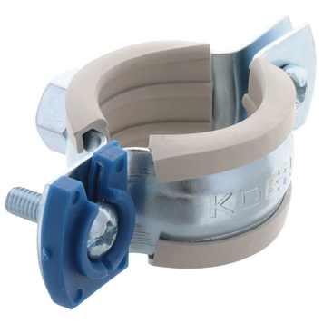 Хомут трубний оцинкований Koer KCB.10.G 3/4" (26-30) сірий (KR2785) KR2785 фото