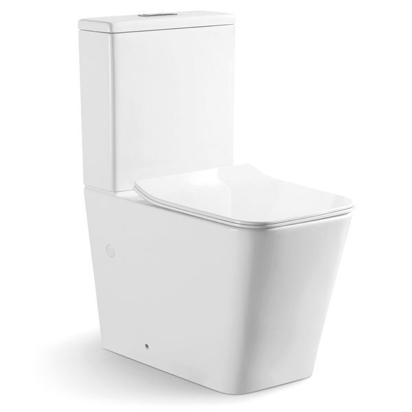 Унітаз-компакт Mixxus QUADRO-0403-R 640x360x835mm, система змиву RIMLESS (MI6710) MI6710 фото